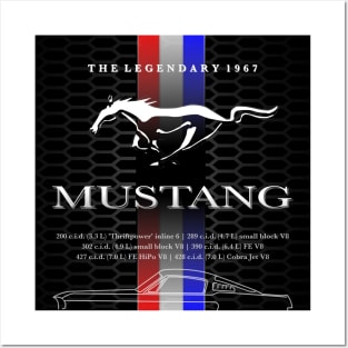 Legendary: 1967 Mustang Posters and Art